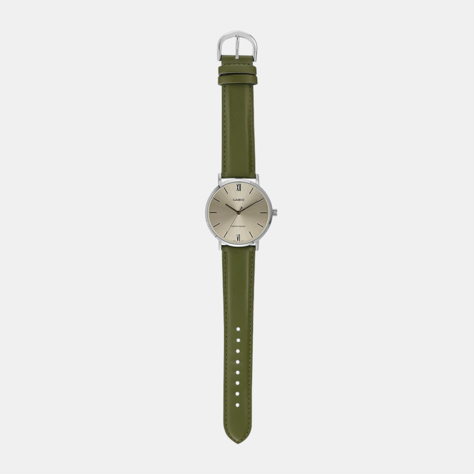 Casio Enticer Men Quartz Beige Dial Analog Leather Watch A2320 - view 8