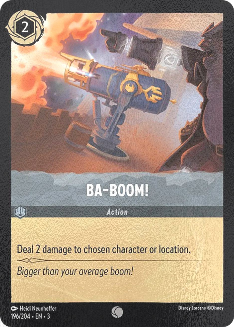 Lorcana Ba-Boom! - 196/204 [Into the Inklands] [Cold Foil]