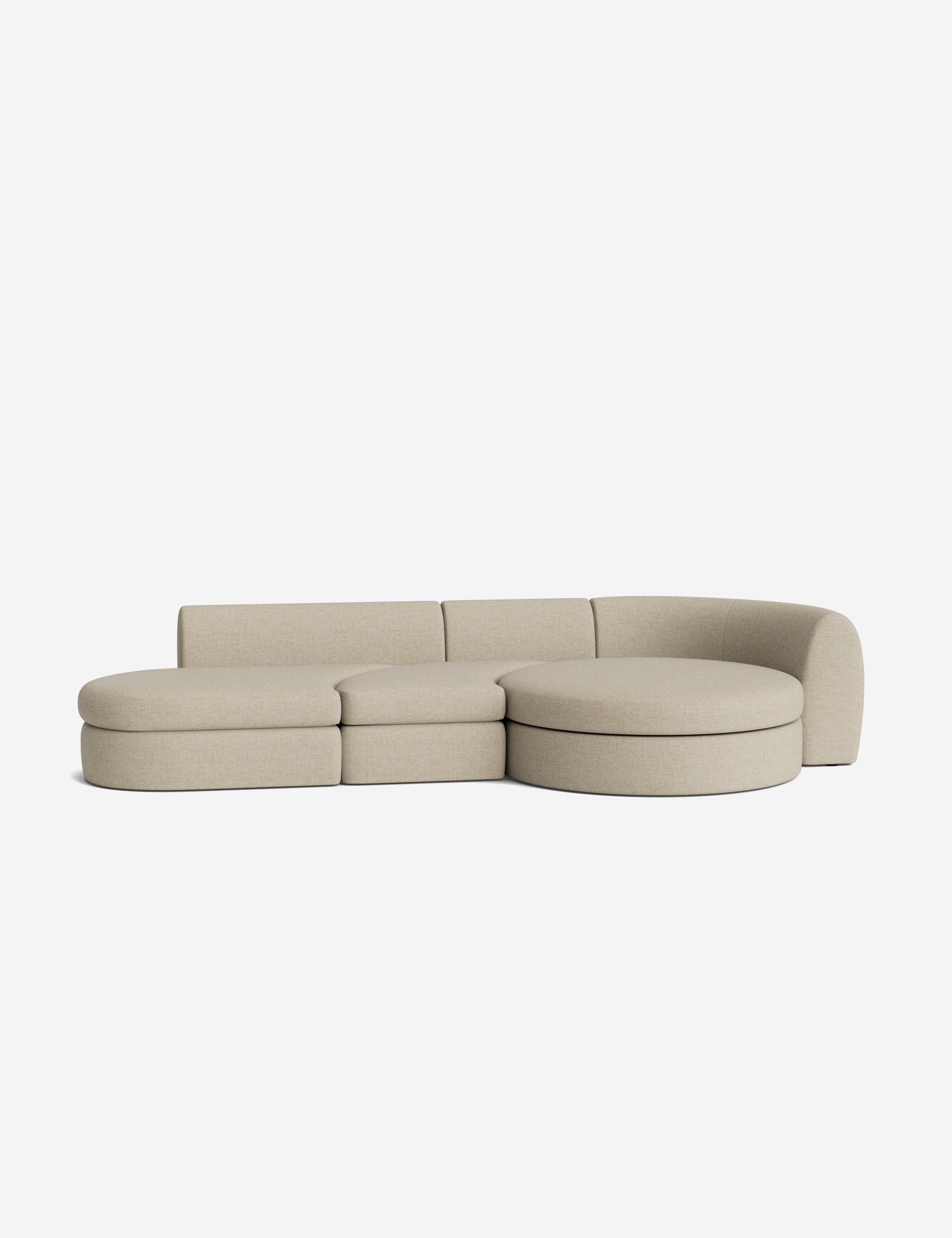 Lulu and Georgia Buckley Modular Chaise Sectional Sofa - view 223