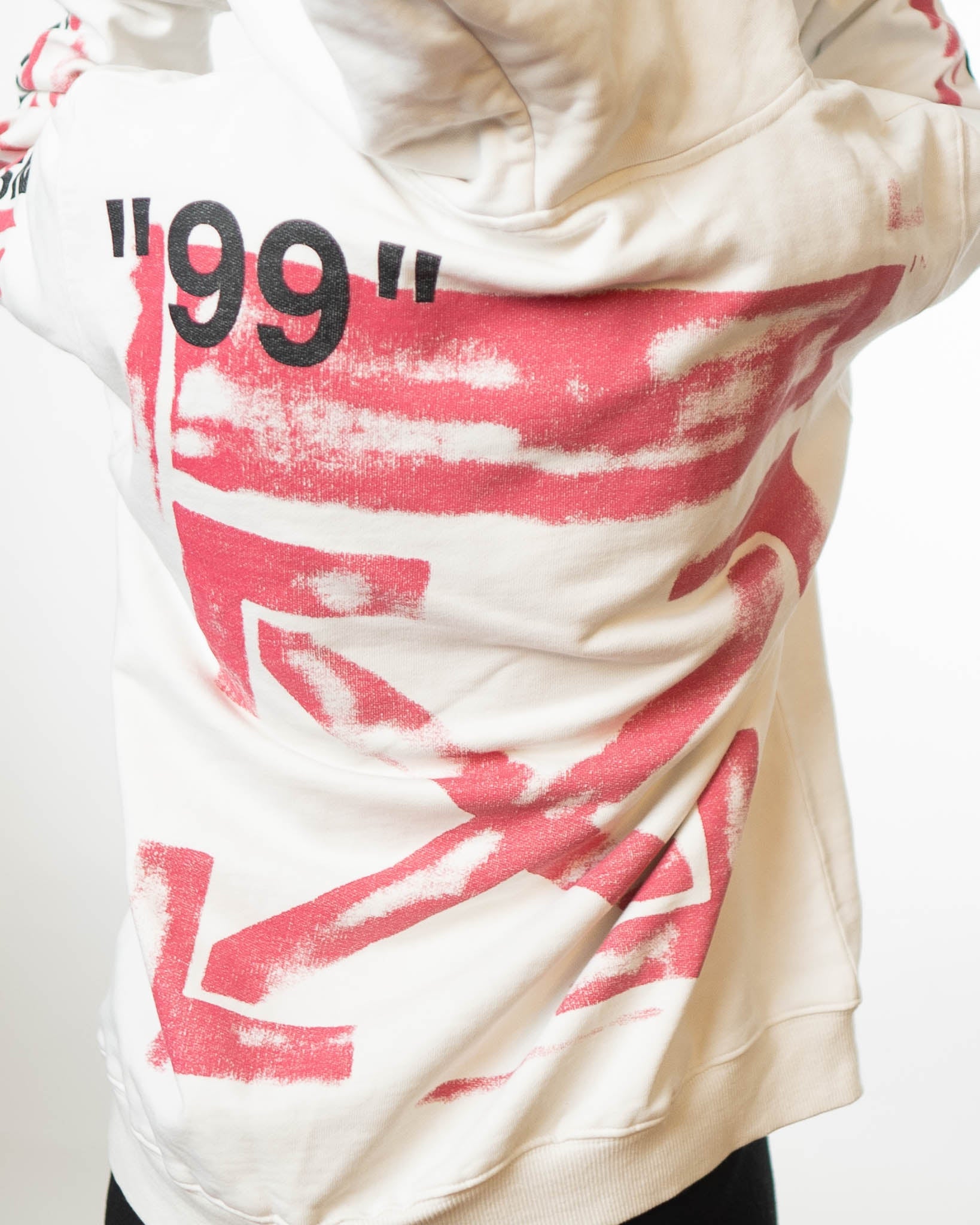 Off-White Arrow Graffiti Hoodie - view 2
