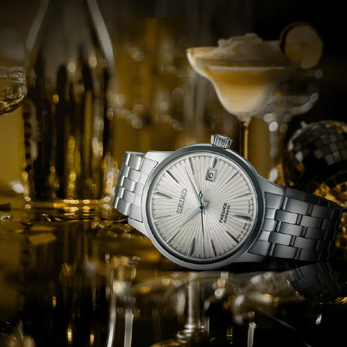 Seiko Presage Silver Dial Men 40.5mm - view 2