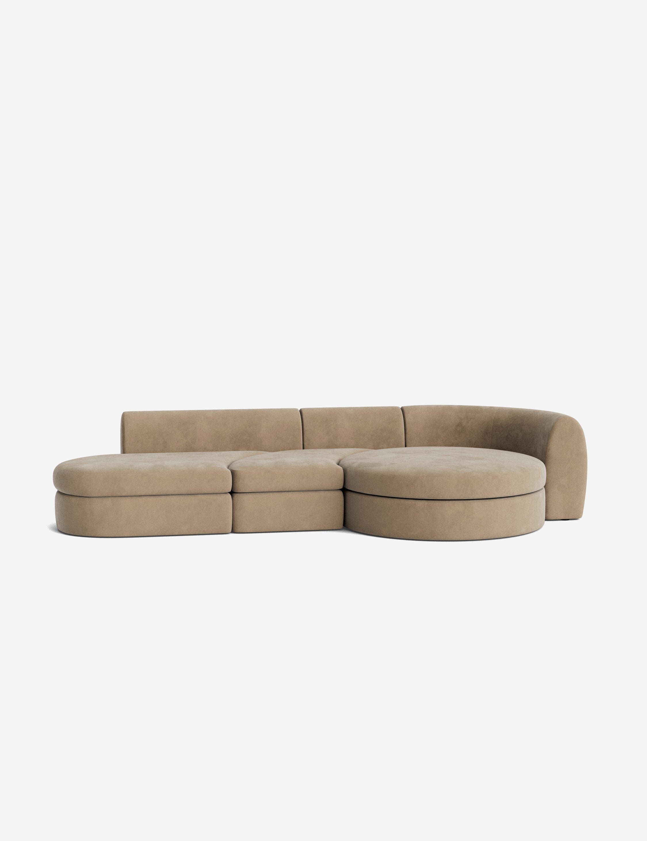 Lulu and Georgia Buckley Modular Chaise Sectional Sofa - view 152