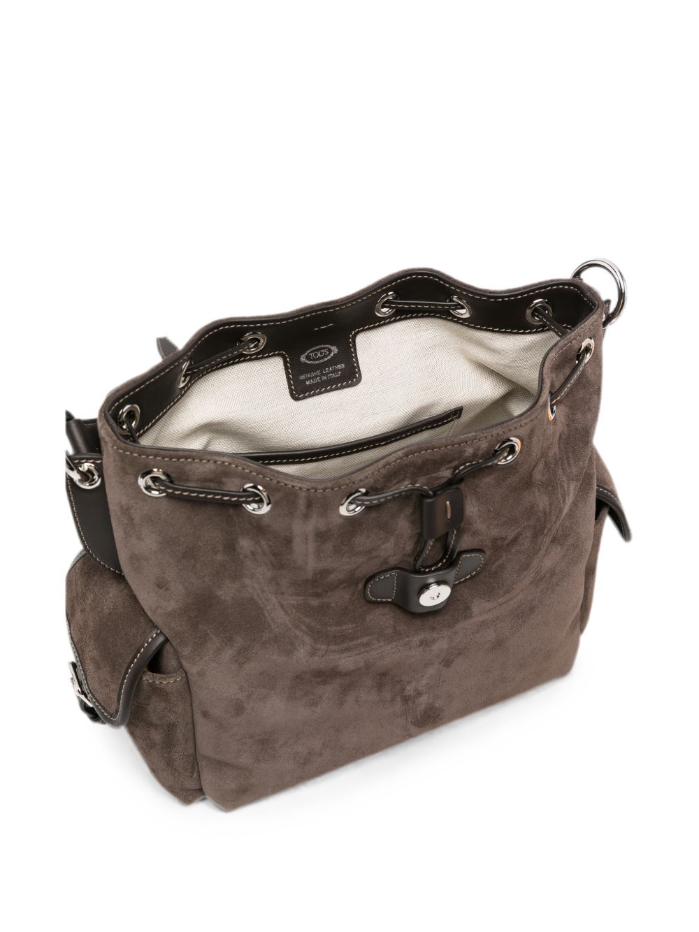 Tod's T Timeless Medium Foldover Tote Bag – Outer: Calf Suede 100% - view 2