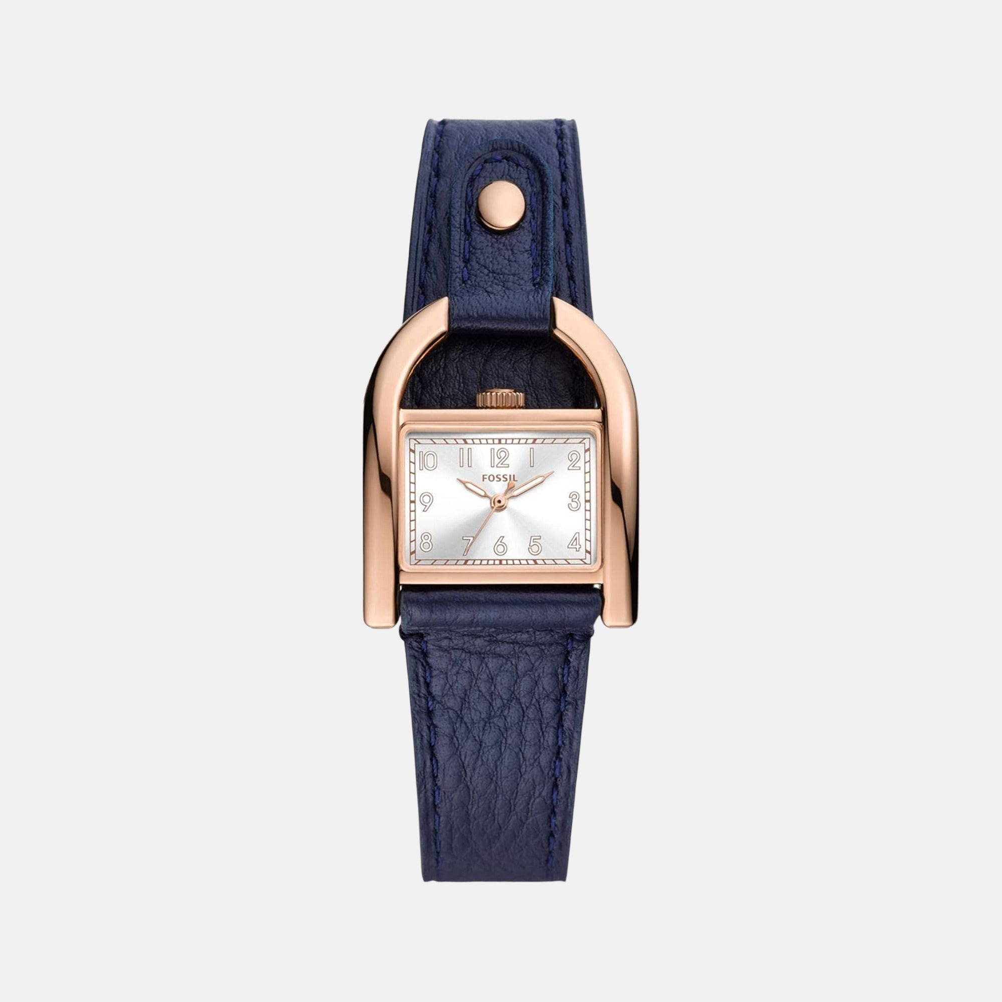 Fossil Harwell Women Quartz White Dial Analog Leather Watch ES5266