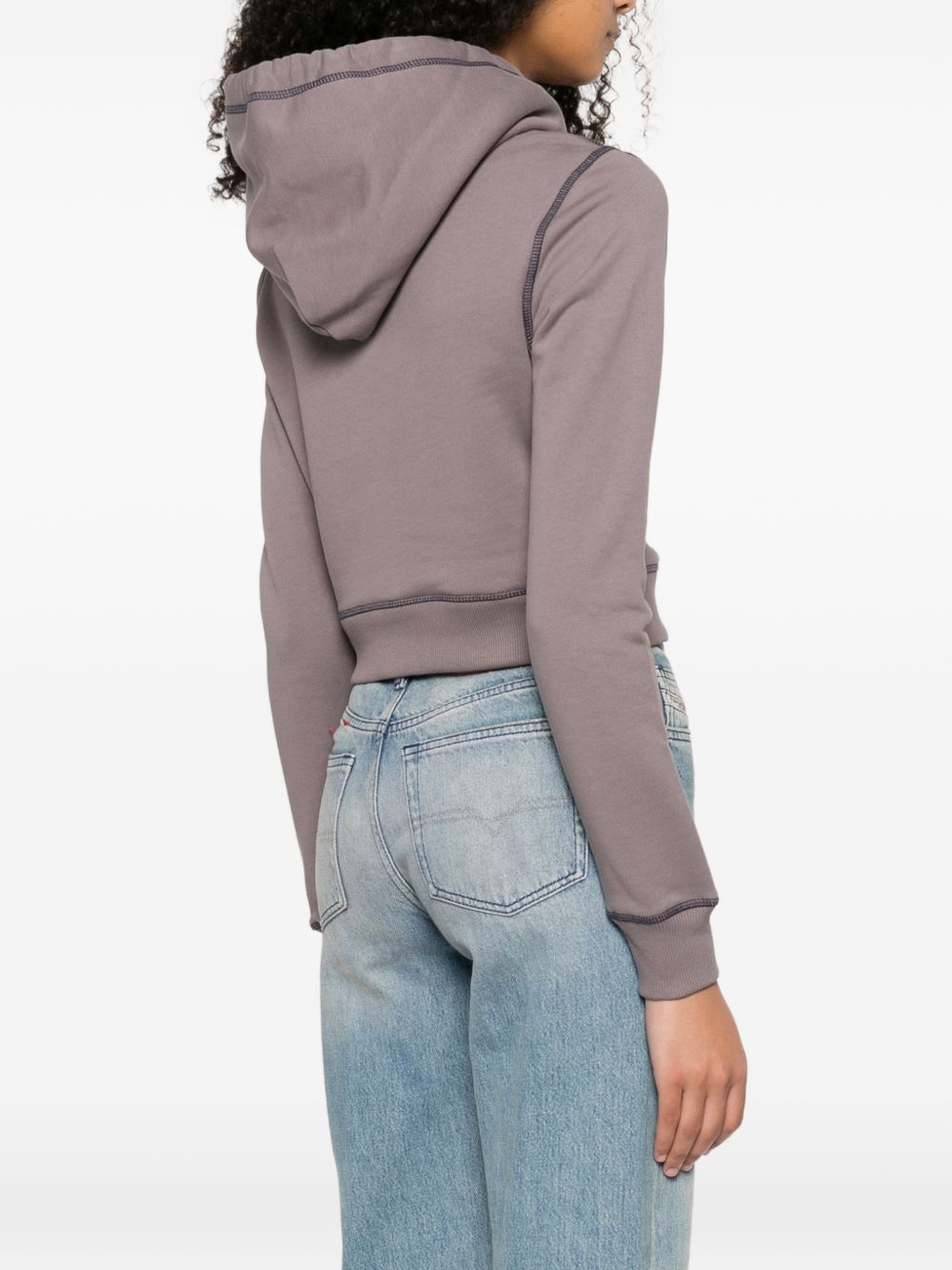 Diesel Heart Cotton Hoodie – Cotton 100% - view 2