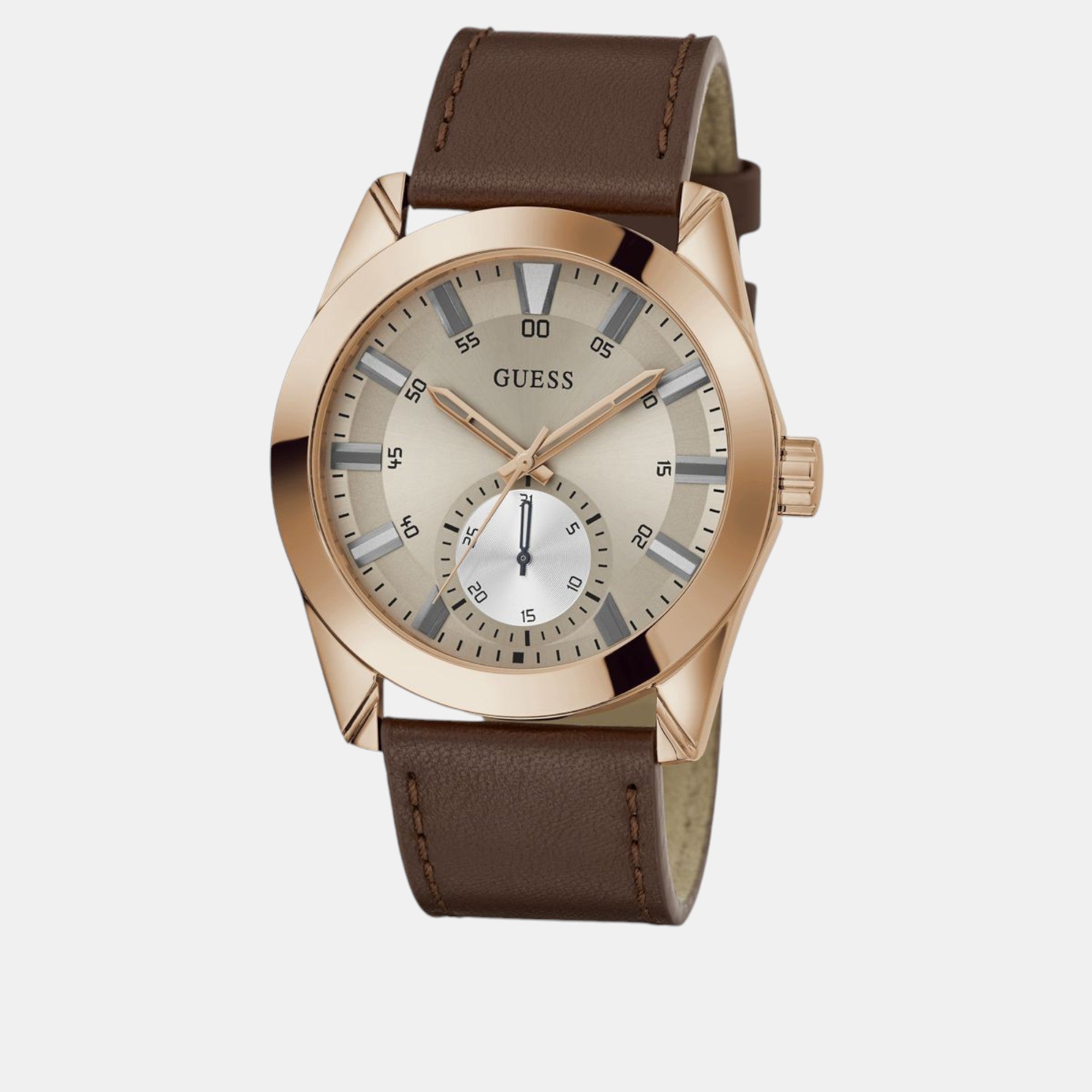 Guess Greyson Men Quartz Grey Dial Multi-Function Leather Watch GW0793G3 - view 2