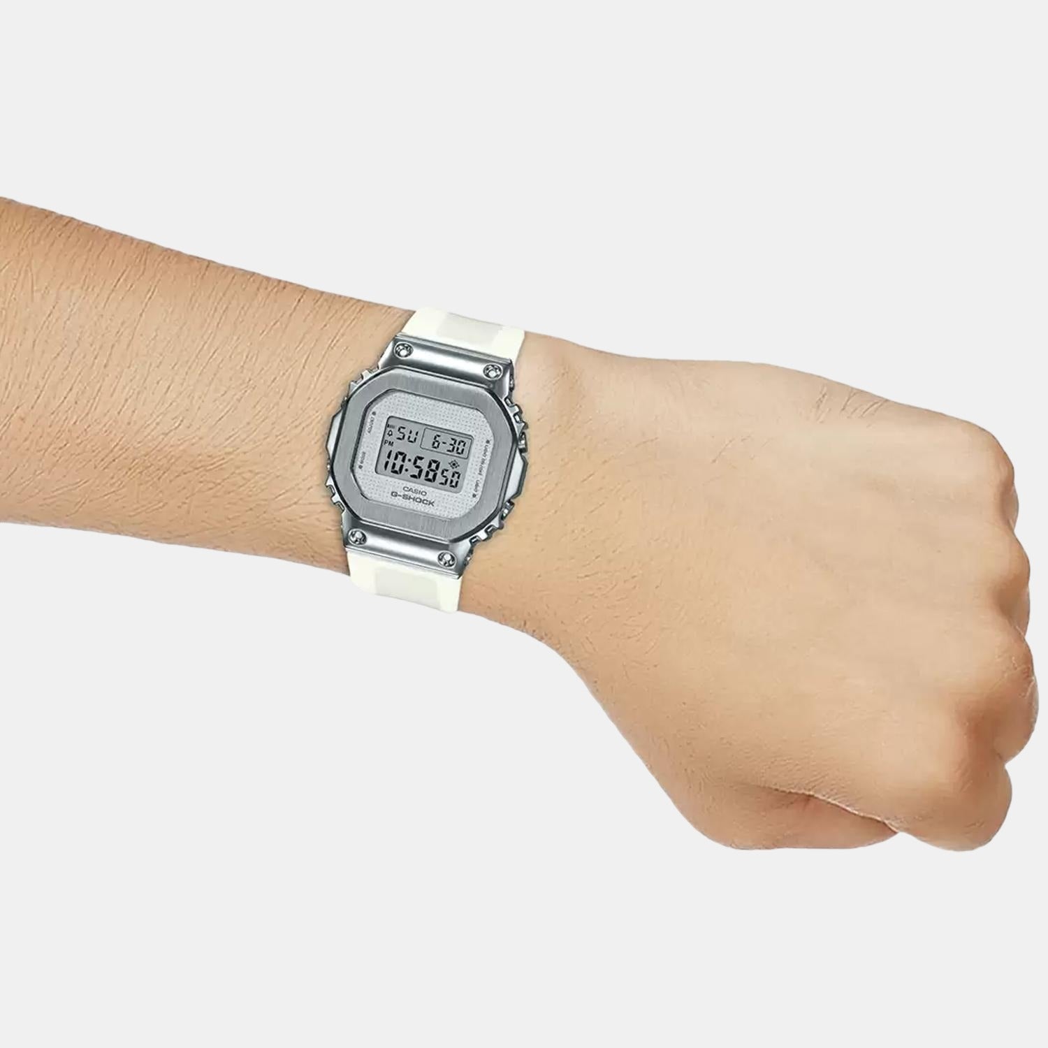 Casio G-Shock Women Quartz White Dial Digital Resin Watch G1104 - view 7