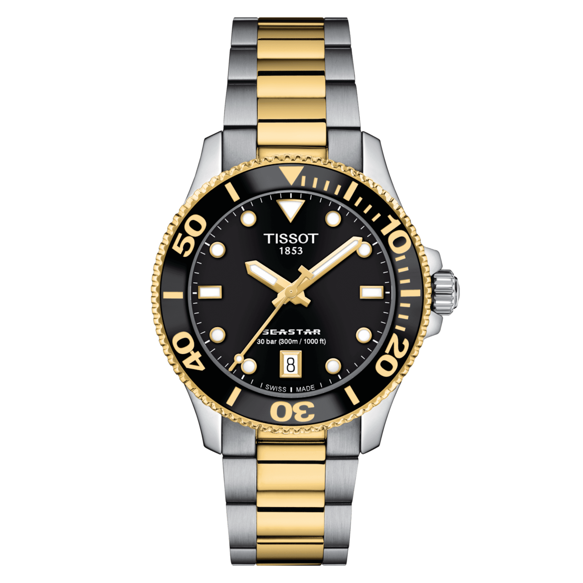 Tissot T-Sport Black Dial Women 36mm