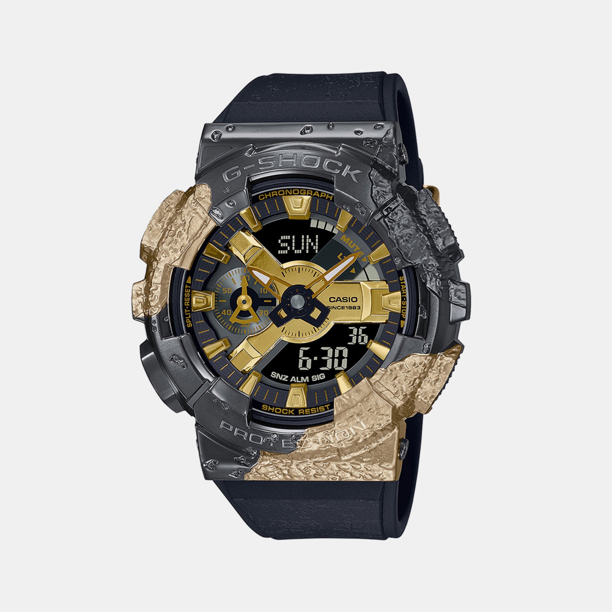 Casio G-Shock Men Quartz Black Dial Analog-Digital Resin Watch G1346