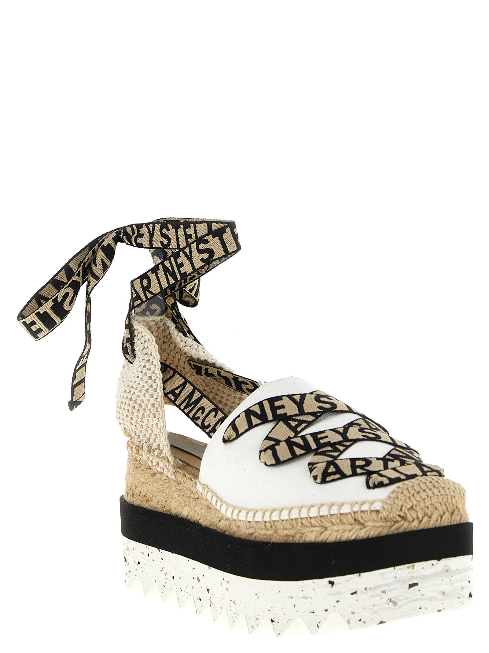 Stella Mccartney Gaia’ Espadrilles – 100% cotton - view 2