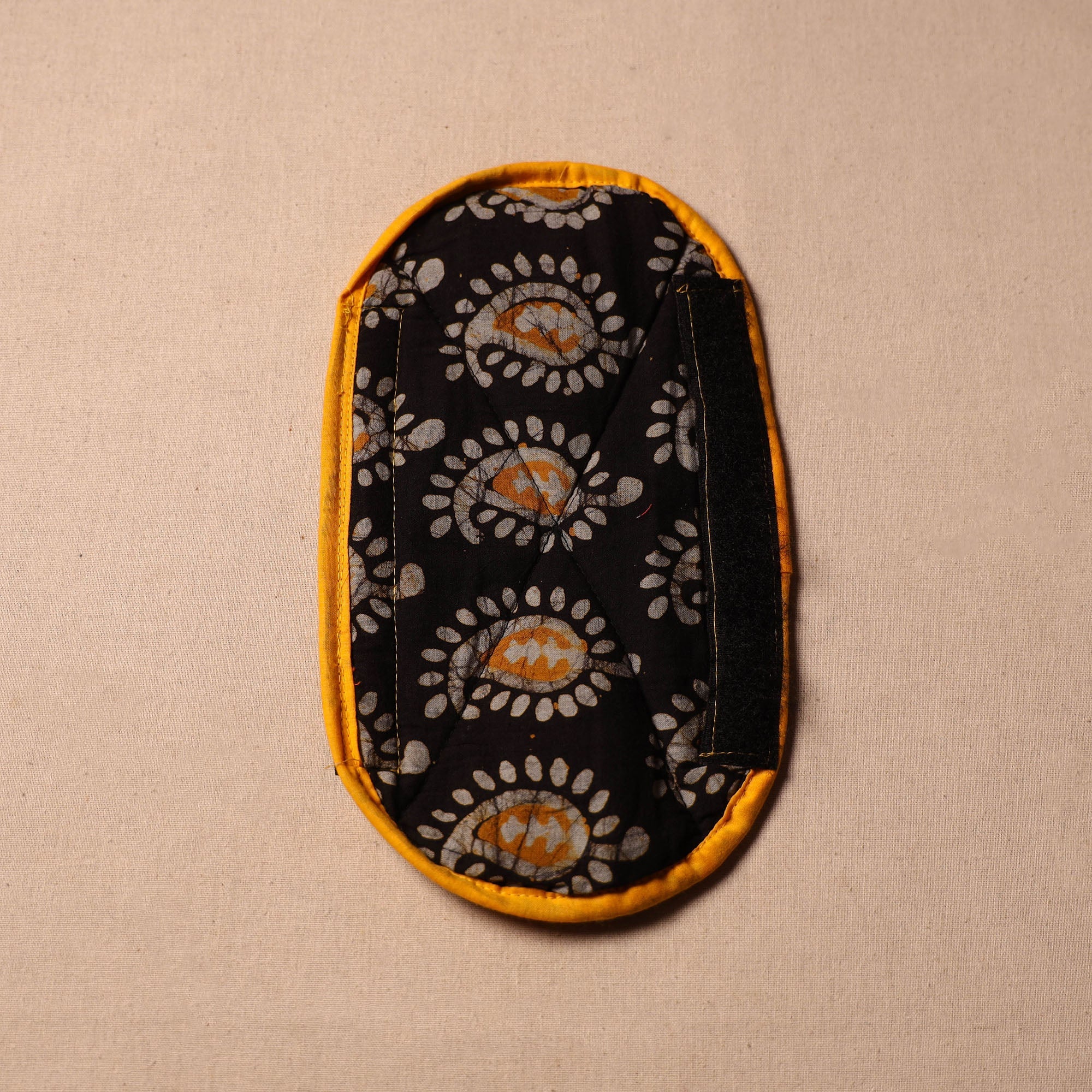 JALPARI Black - Handmade Cotton Fridge Handle Cover 161 - view 2