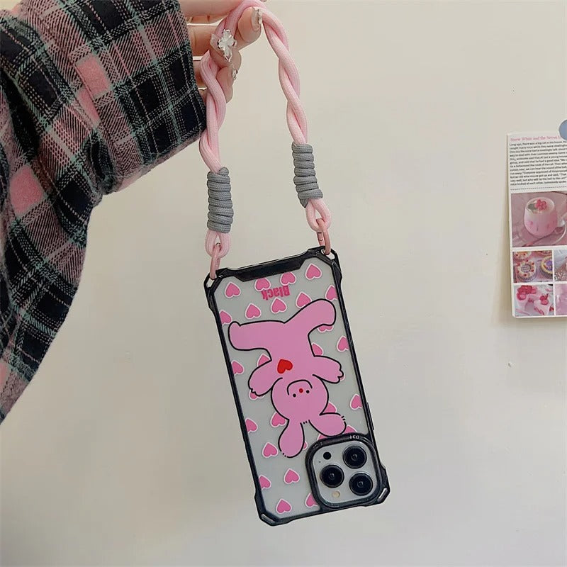 Peeperly Rabbit Delight Charming Phone Case – No Color - view 4