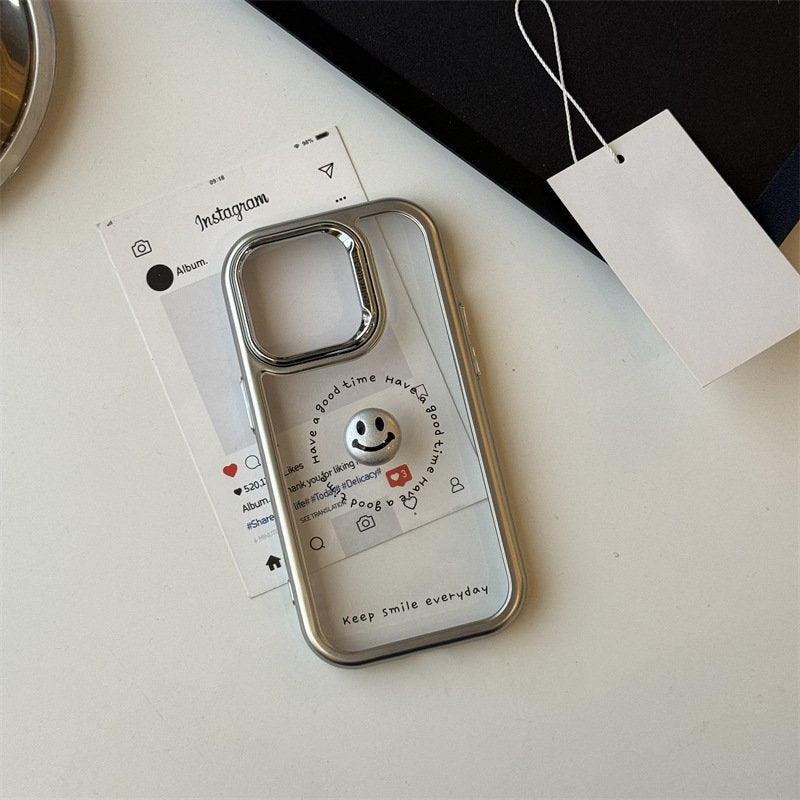 Peeperly 3D Smiley Face Cheerful Case – No Color - view 8