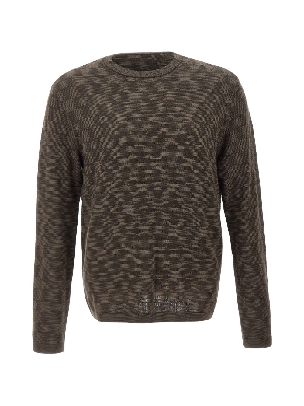 EMPORIO ARMANI CAPSULE Sweaters BROWN – 100% Virgin Wool