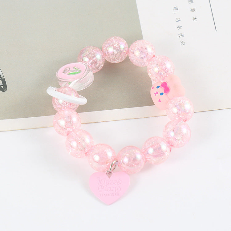 Peeperly Bunny Glitter Beaded Phone Charm – No Color - view 2