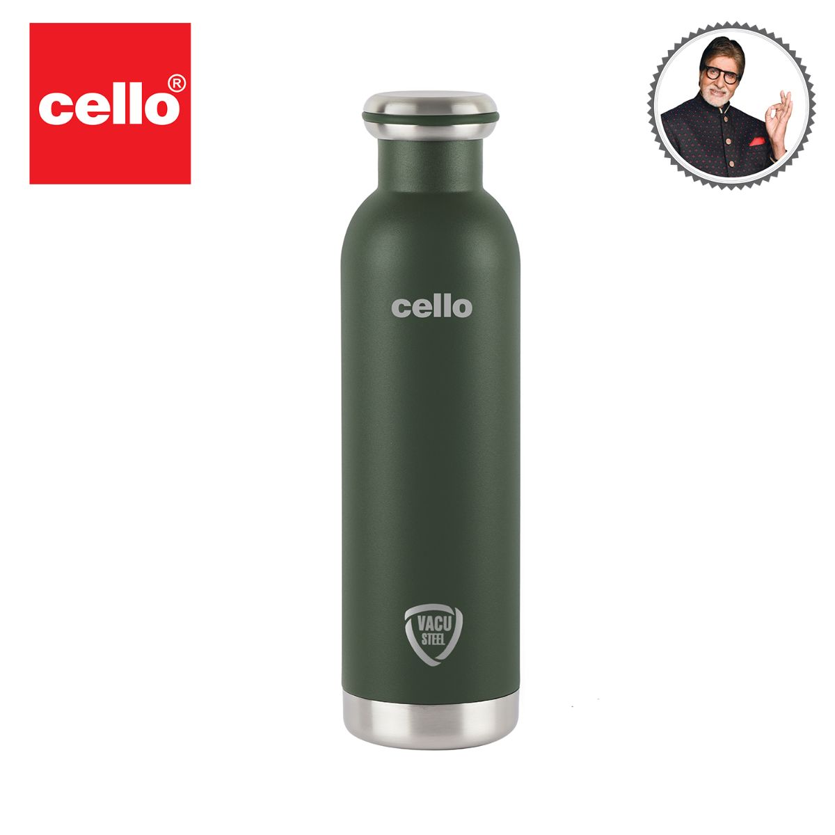 Cello Duro Mac Flask, Vacusteel Water Bottle, 900ml - view 18
