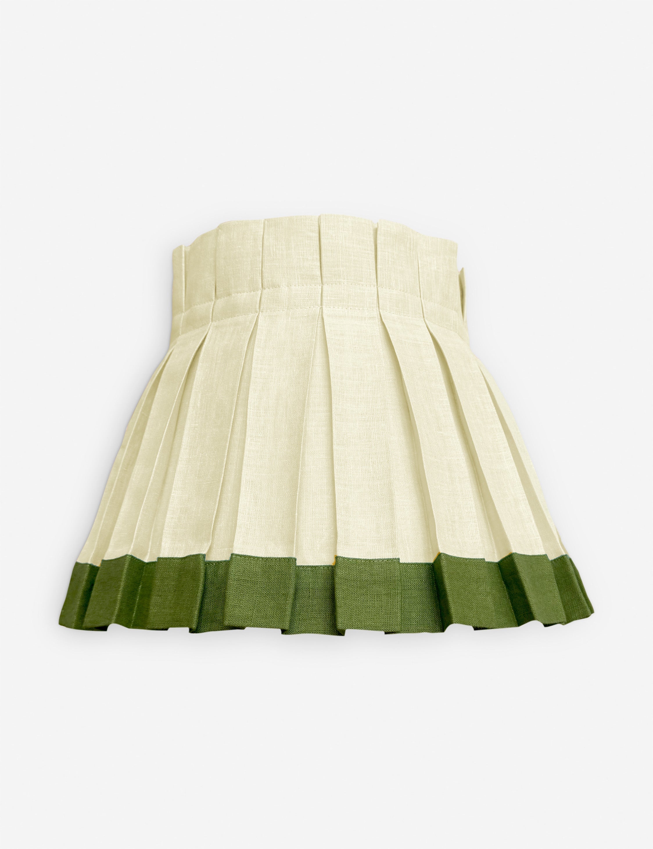 Lulu and Georgia Color Block Classic Box Pleat Lampshade by Cielle Home - view 2