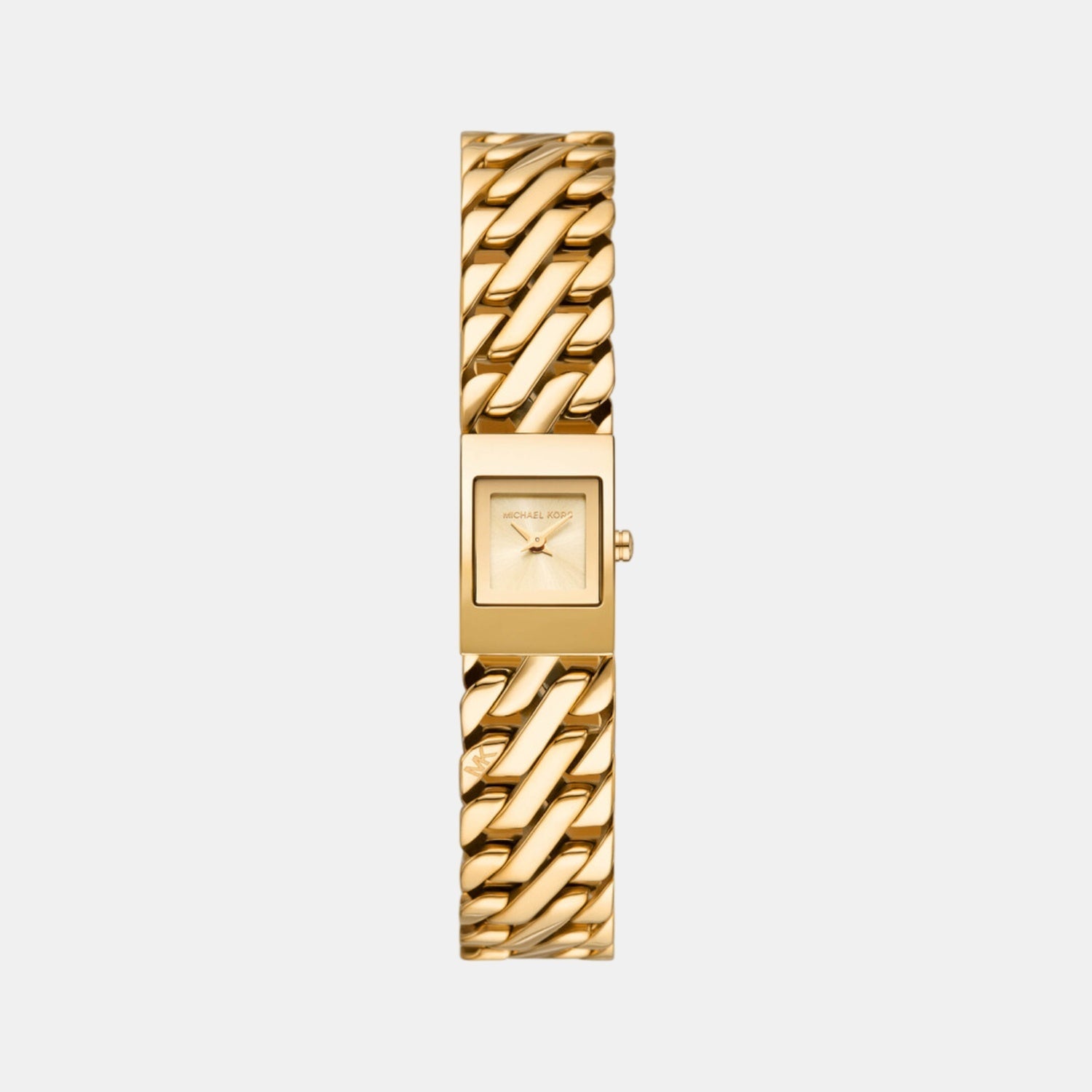 Michael Kors Darrington Women Quartz Gold Dial Analog Stainless Steel Watch MK4907
