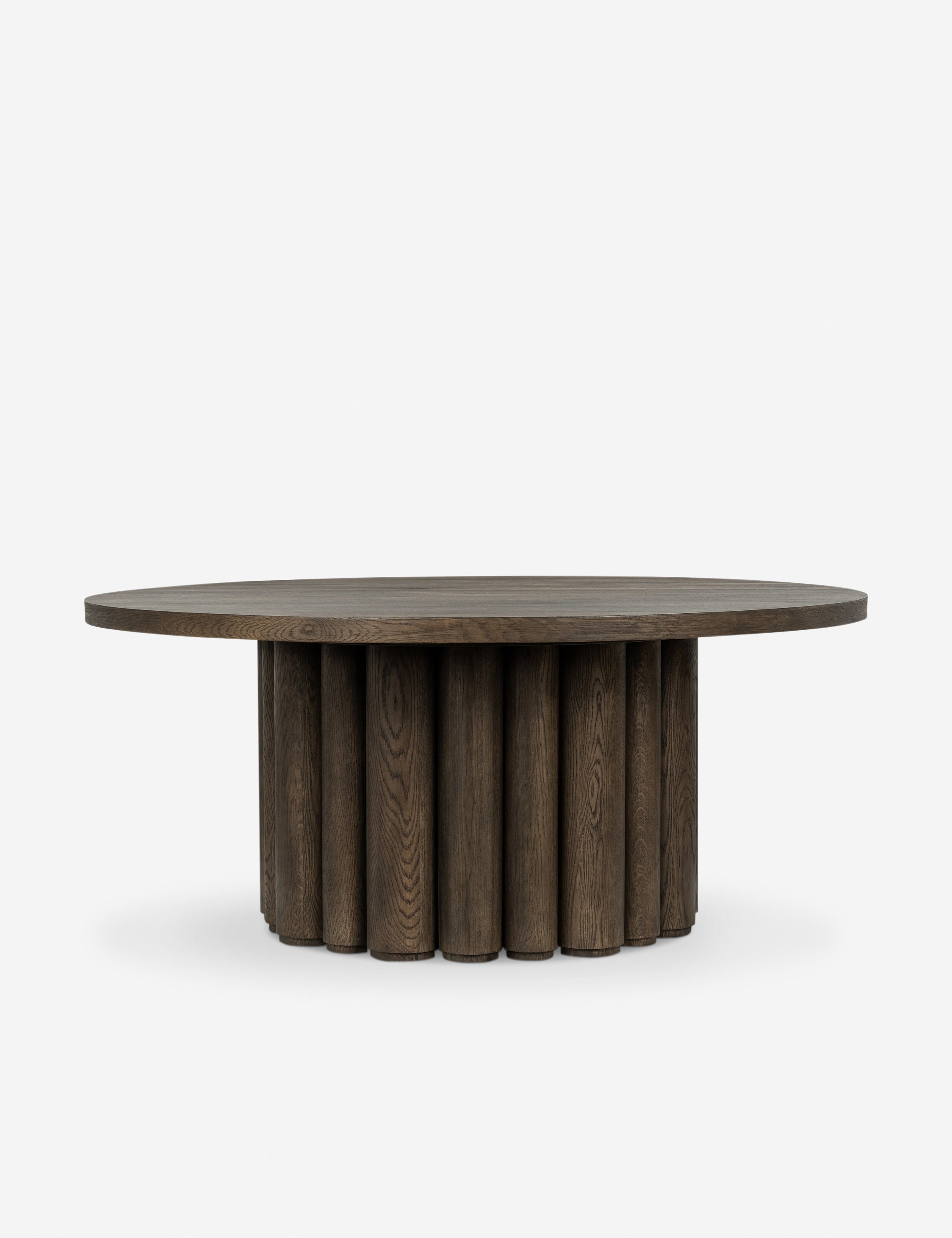 Lulu and Georgia Arbelo Round Dining Table – Brown - view 2