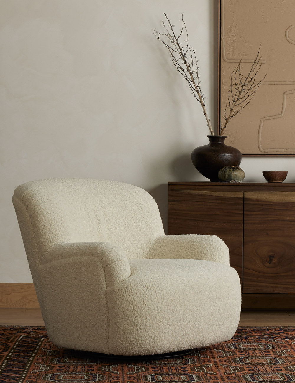 Lulu and Georgia Preston Swivel Accent Chair - view 13
