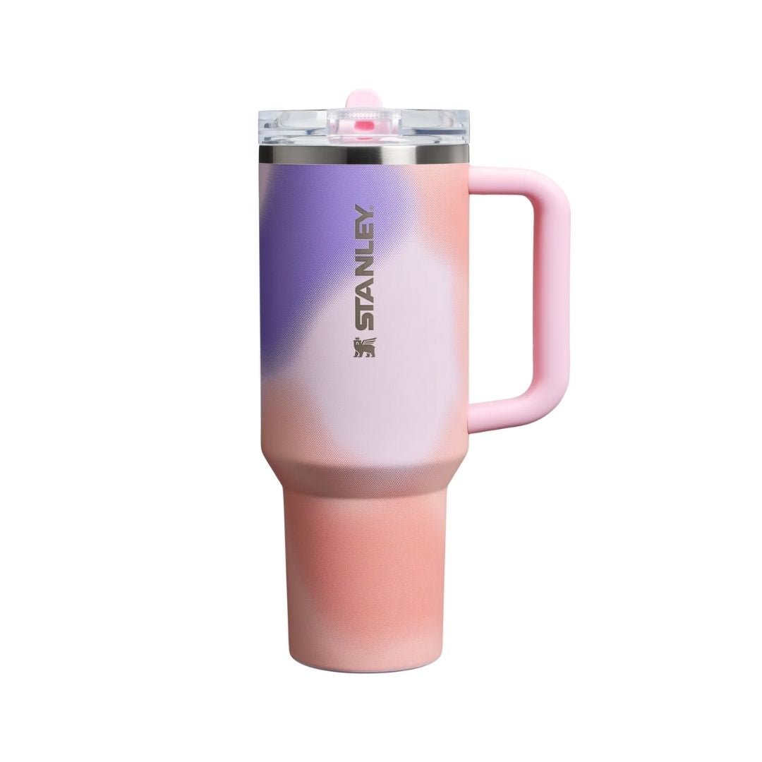 HYPE ELIXIR Stanley New Frequency Quencher ProTour Flip Straw Tumbler | 40 OZ Rose Petal Motion