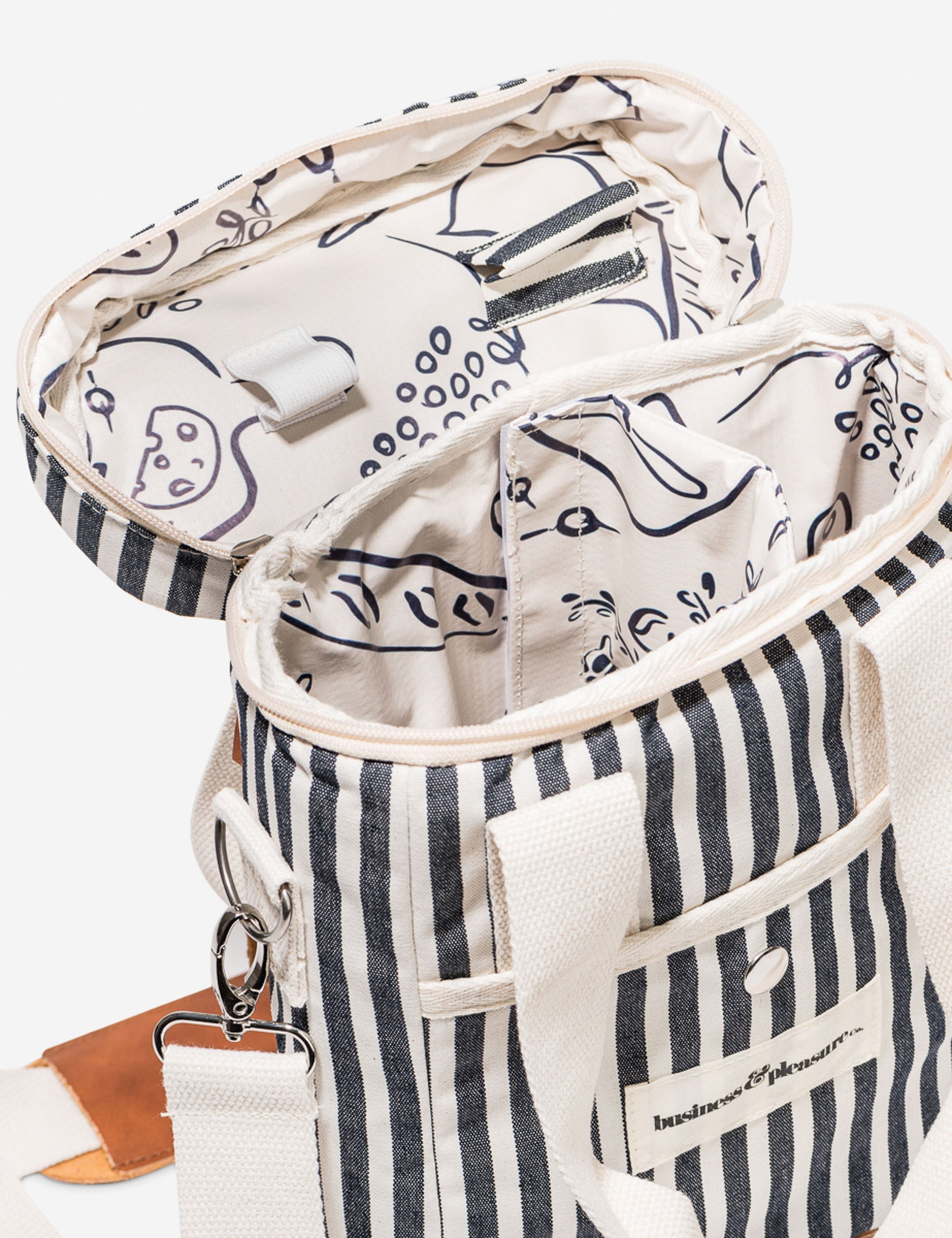 Lulu and Georgia Wine Cooler Tote Bag by Business & Pleasure Co. - view 2