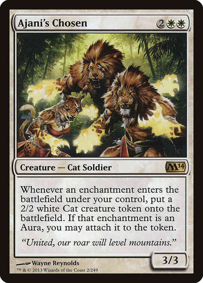 Chosen magic – Ajani's Chosen [Magic 2014] [Non-Foil]