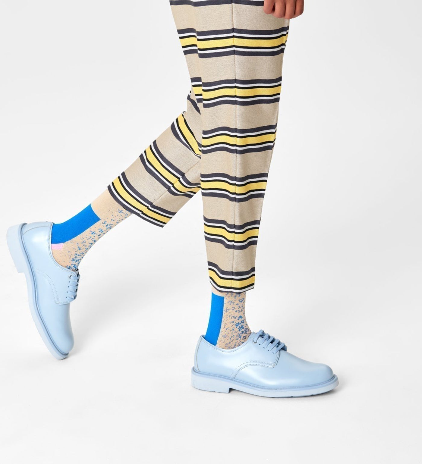 Happy Socks Dressed Blocked Crew Length Socks for Men - view 3