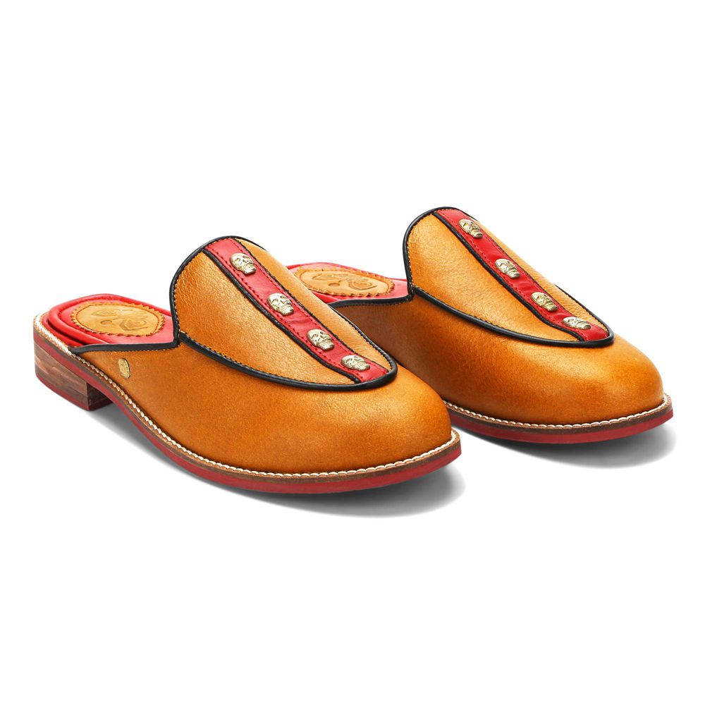 Banjaaran India Cranium Mule for Women – Mustard (discontinued)