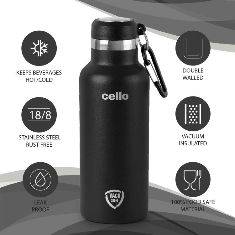 Cello Duro Hector Flask, Vacusteel Water Bottle 550 ml - view 9
