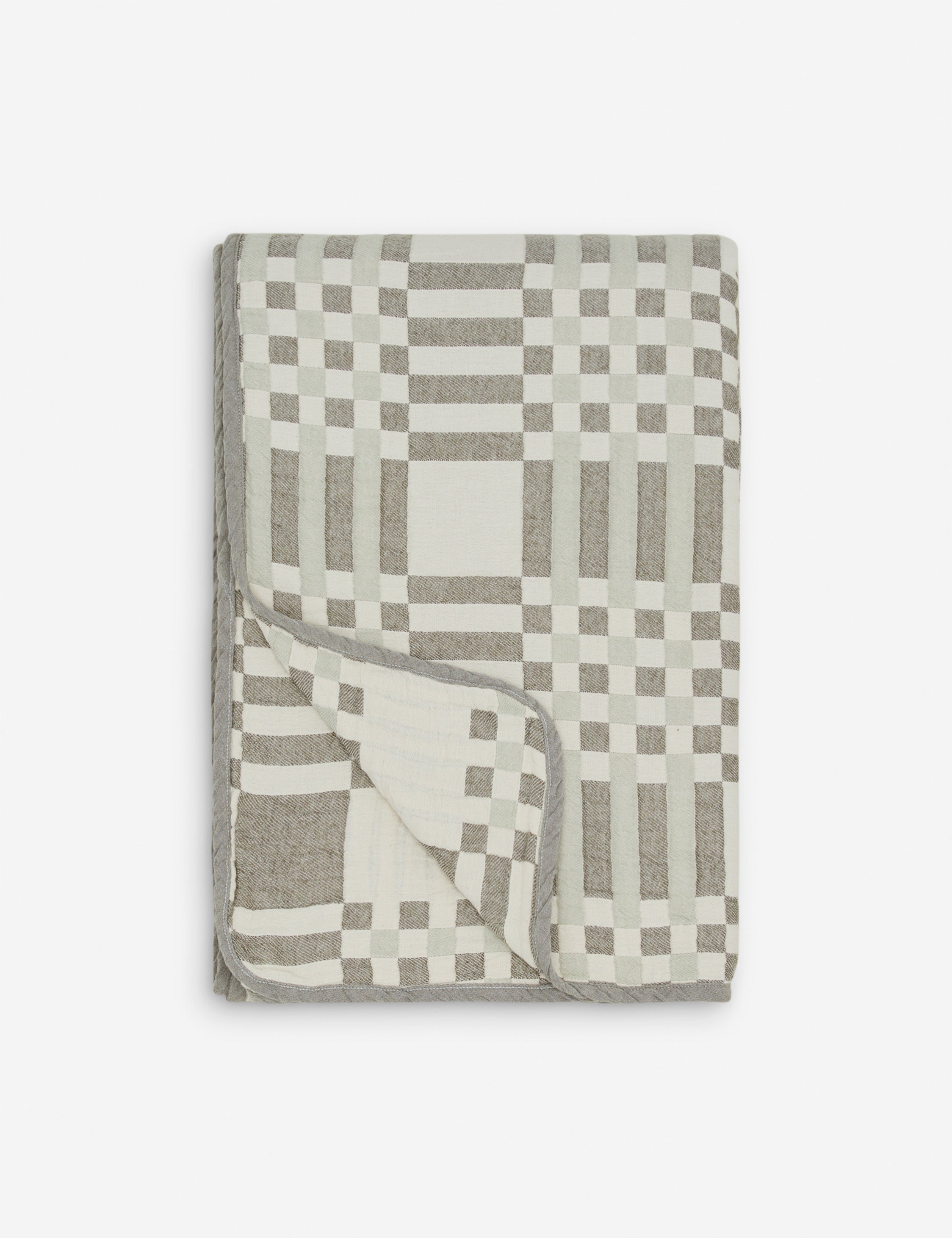 Lulu and Georgia Simple Cotton Blanket by Hawkins New York - view 3