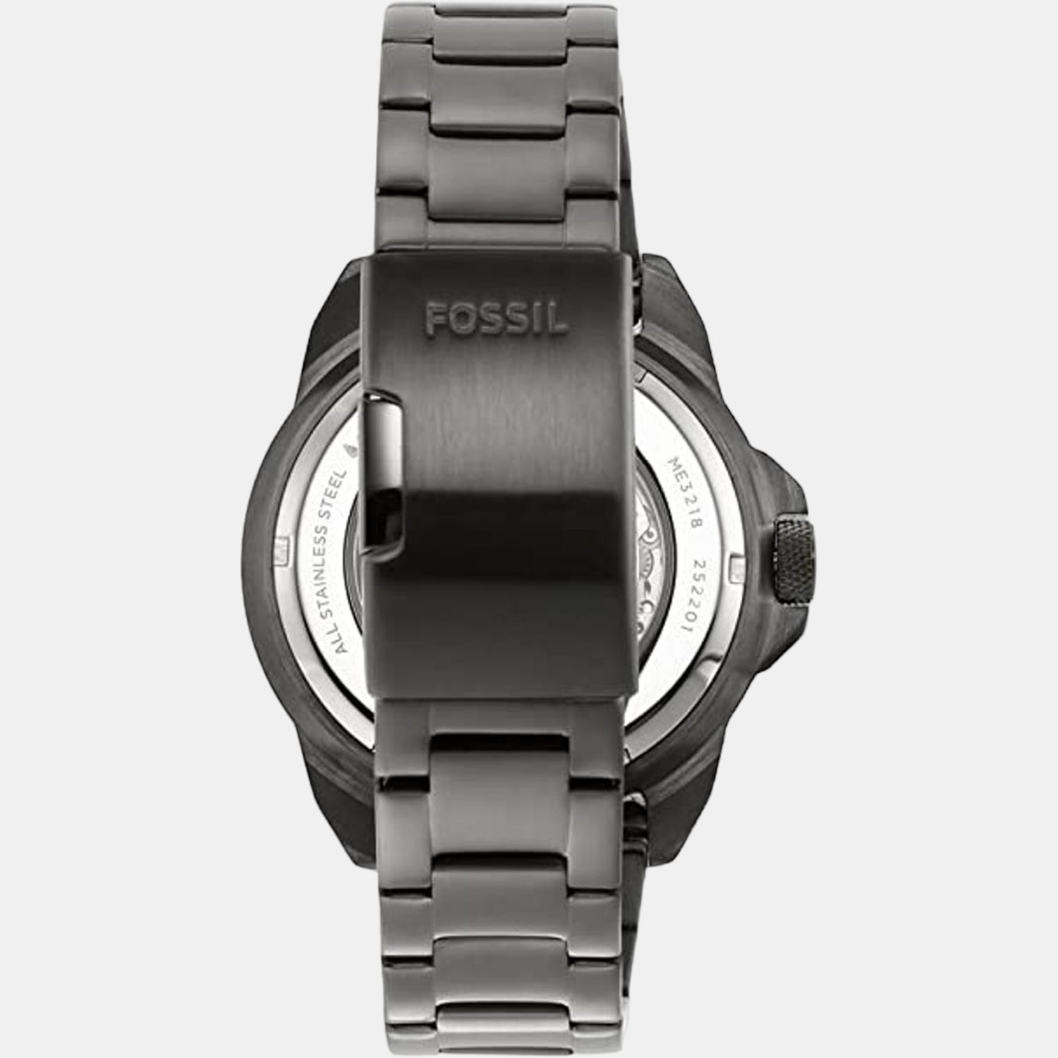 Fossil Bronson Men Automatic Black Dial Analog Stainless Steel Watch ME3218 - view 2