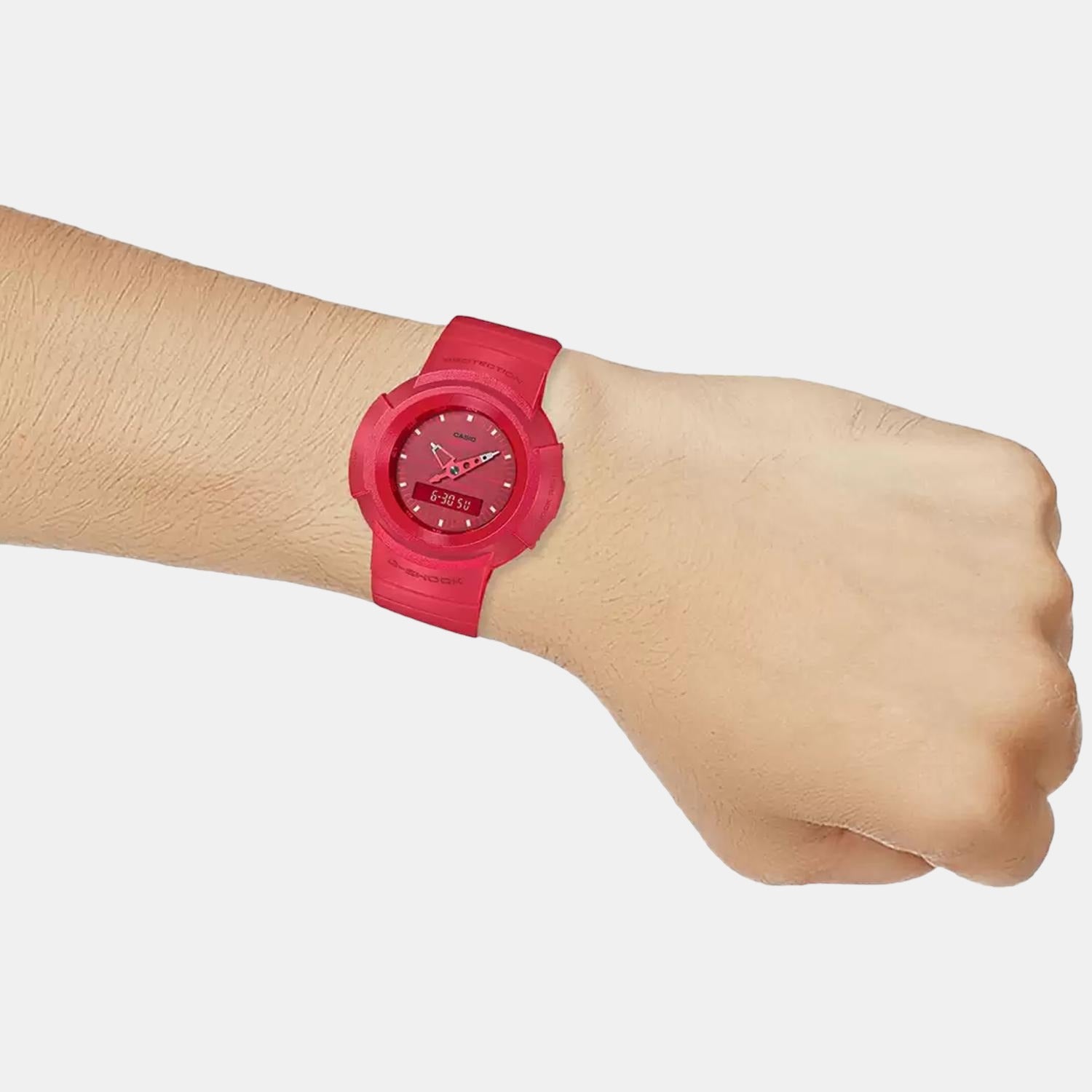 Casio G-Shock Men Quartz Red Dial Analog-Digital Resin Watch G1081 - view 7