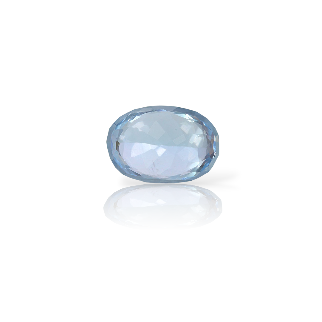 Gemsmantra Blue Sapphire (6.76 Ratti, 6.15 Carat)