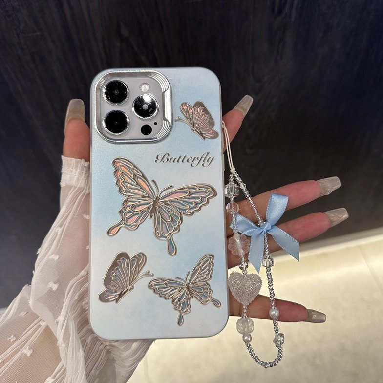 Peeperly Flutter Laser Gradient Butterfly Case