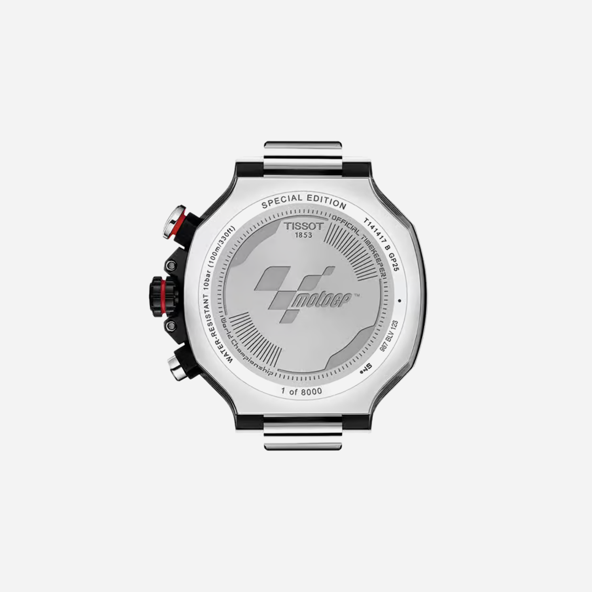 Tissot T-Race MotoGP Dark Grey Dial 45mm Silicone Quartz Chronograph Watch (2025) - view 2