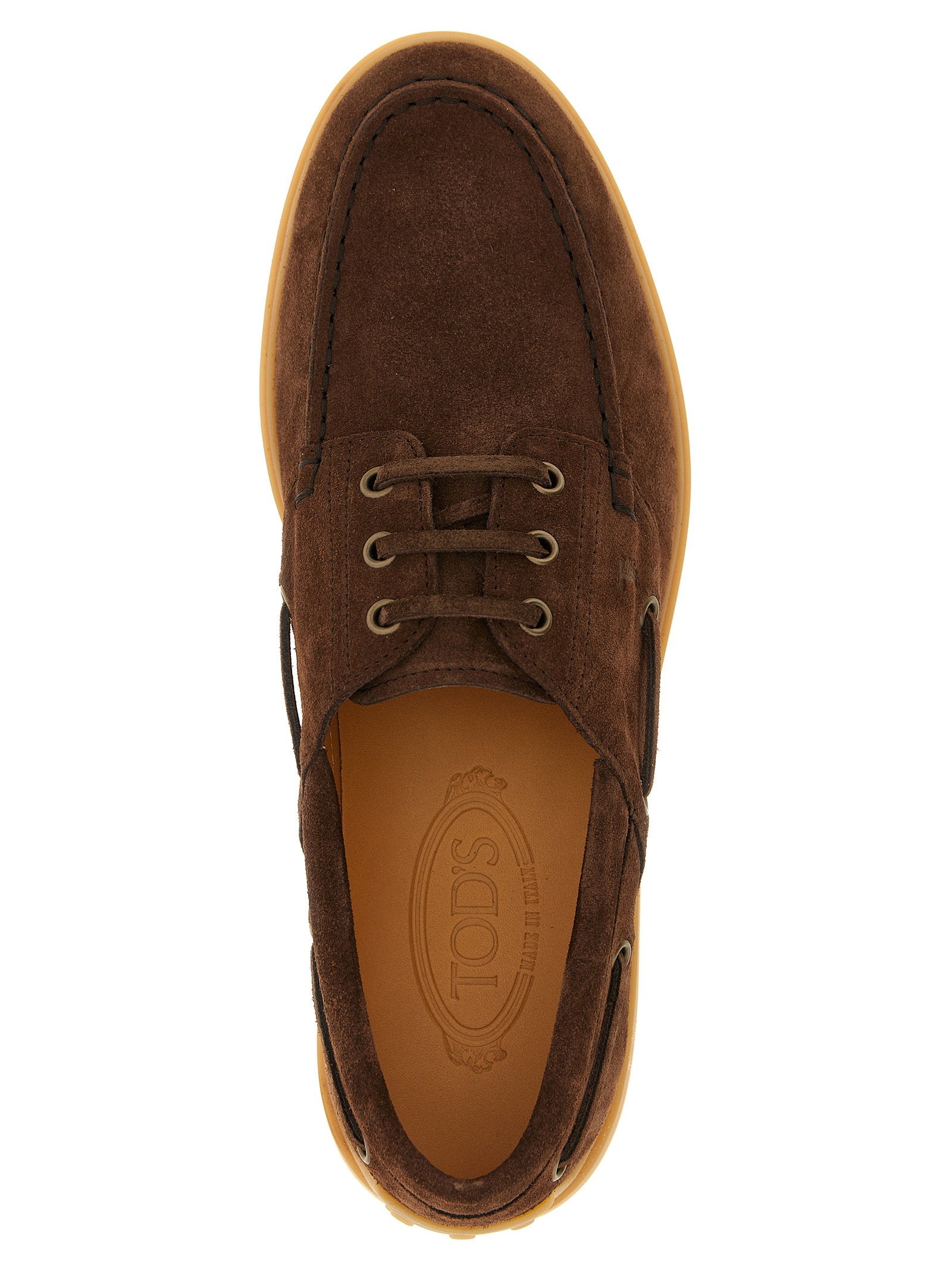 Tod's Suede Boat Shoe - view 4