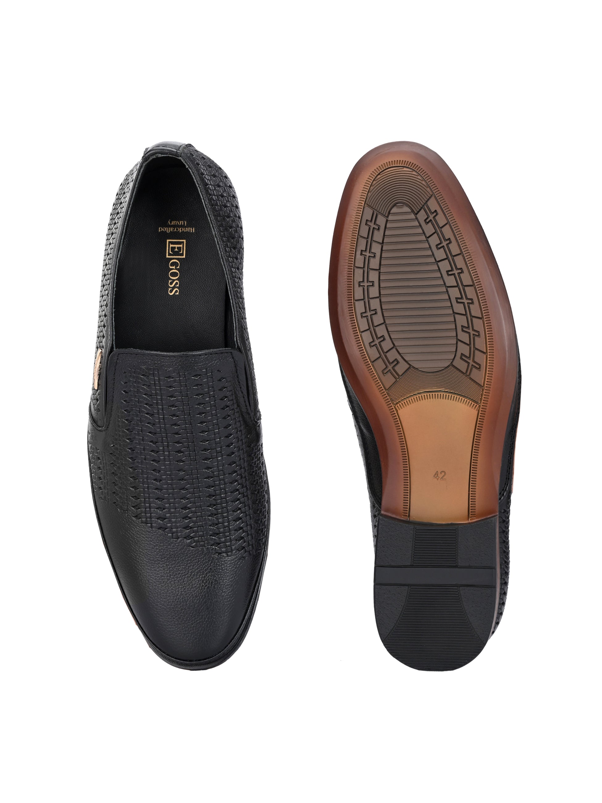Egoss Shoes Egoss Formal Slip-On Shoes For Men
