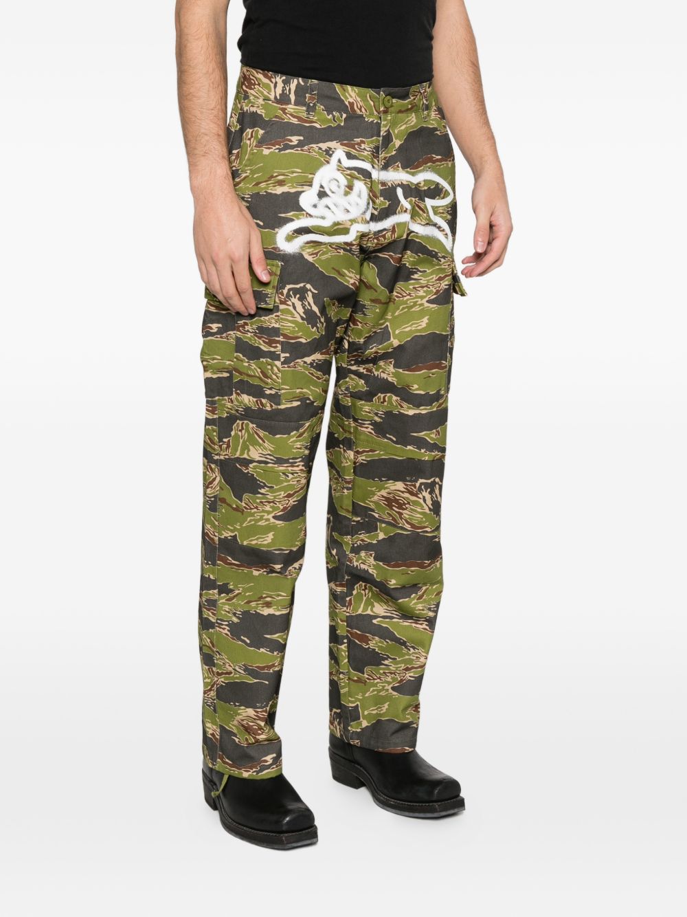 Icecream Cotton cargo trousers – Cotton 100% - view 4