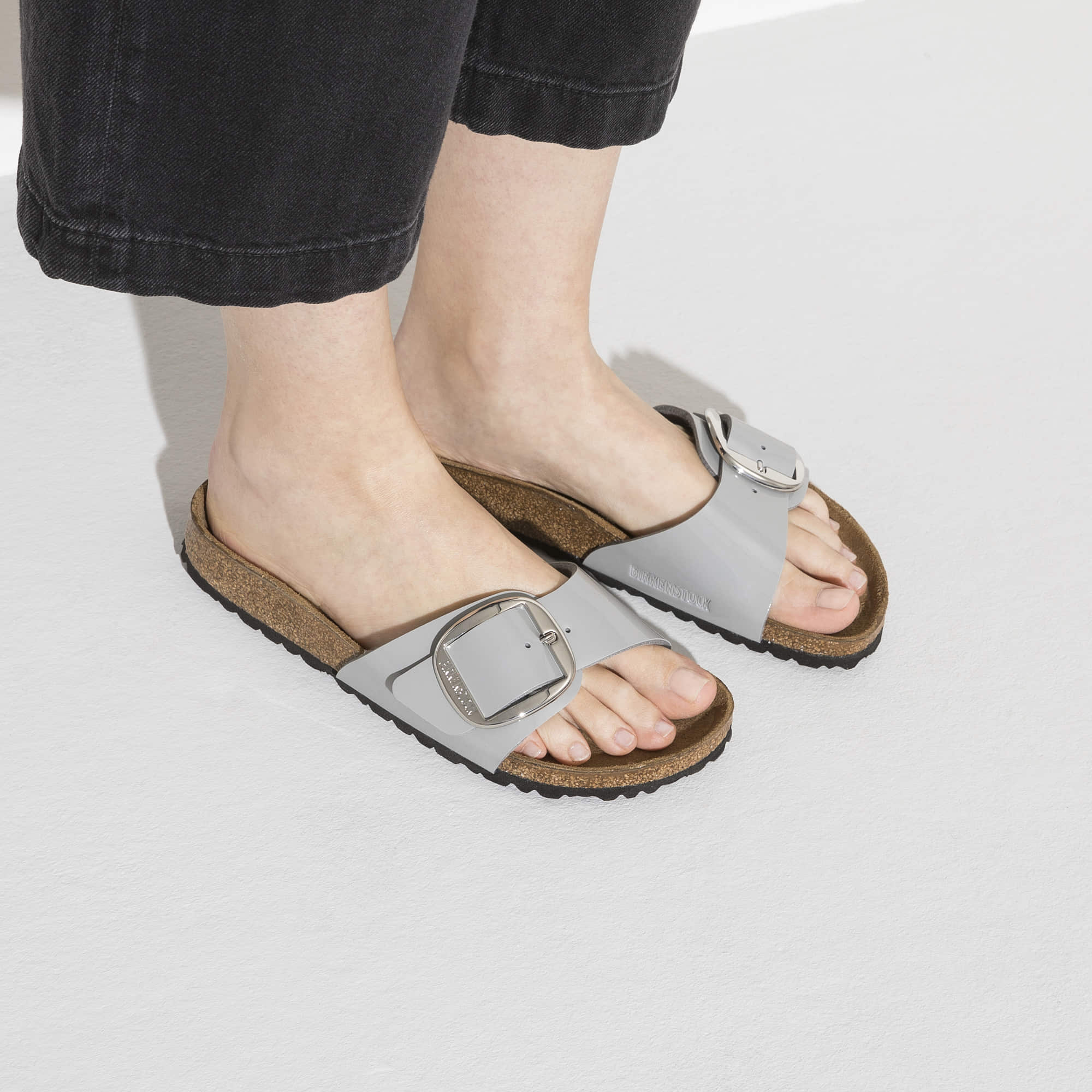 Birkenstock Madrid Big Buckle Birko-Flor Patent - view 6