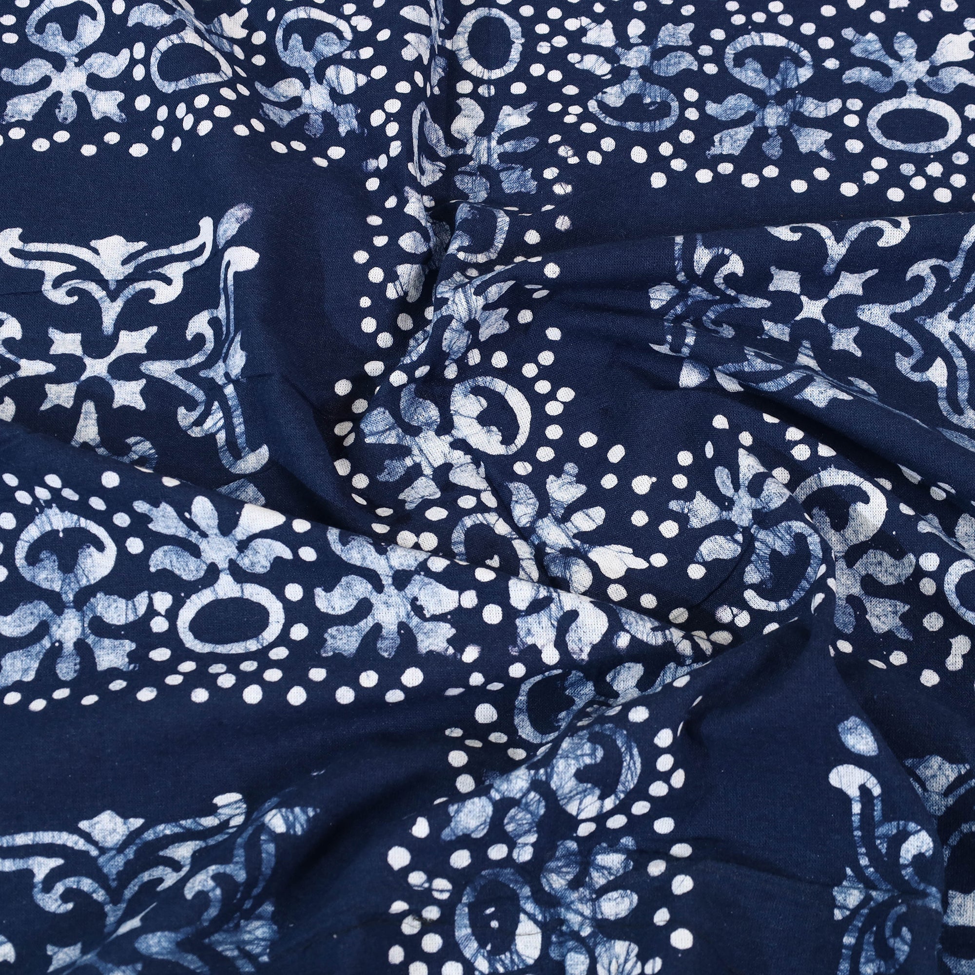 BATIK BY MD. SHARIFF Blue - Cotton Hand Batik Print Single Bedsheet (91 x 57 ) 33 - view 5