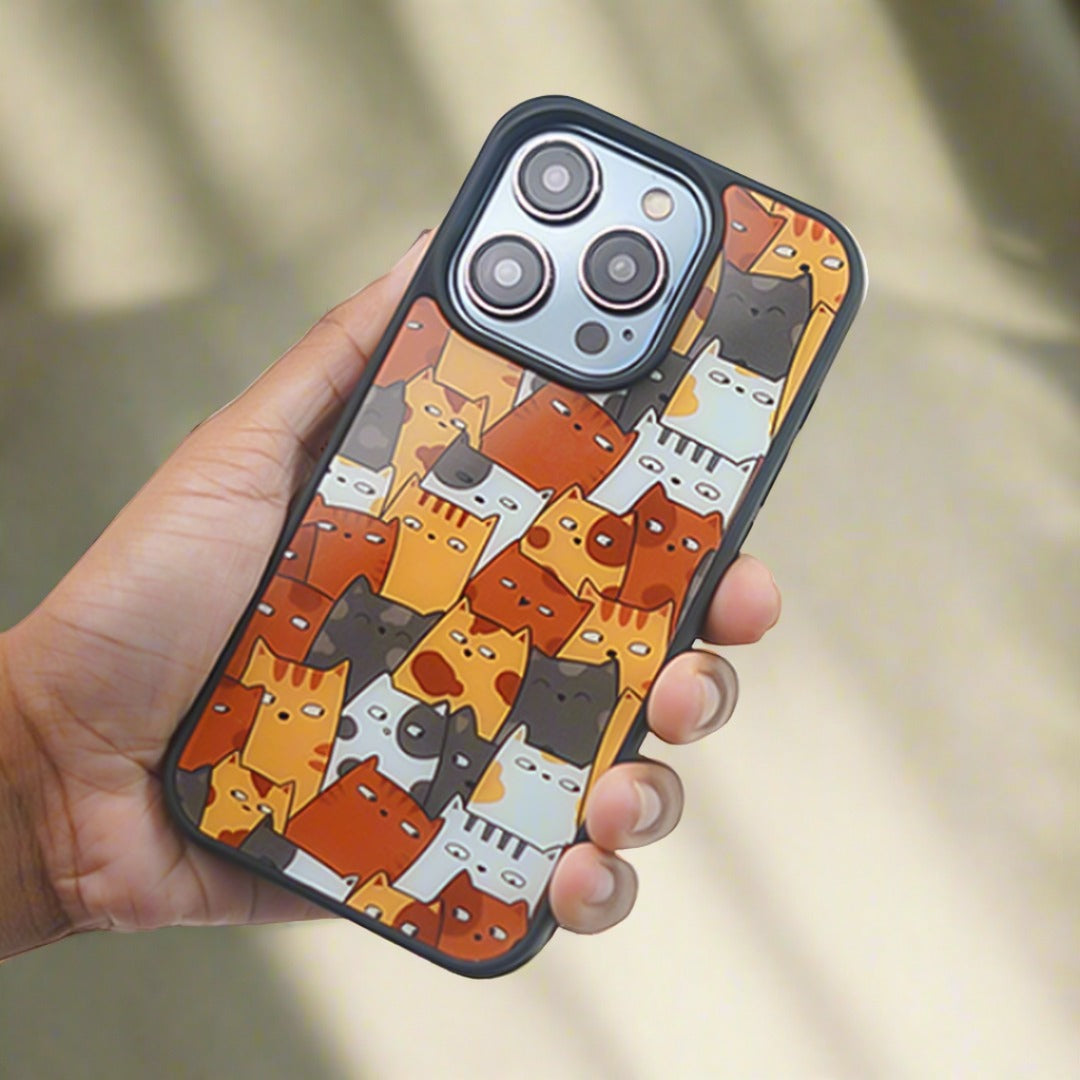 Peeperly Adorable Cute Cat Cluster Case – No Color - view 6