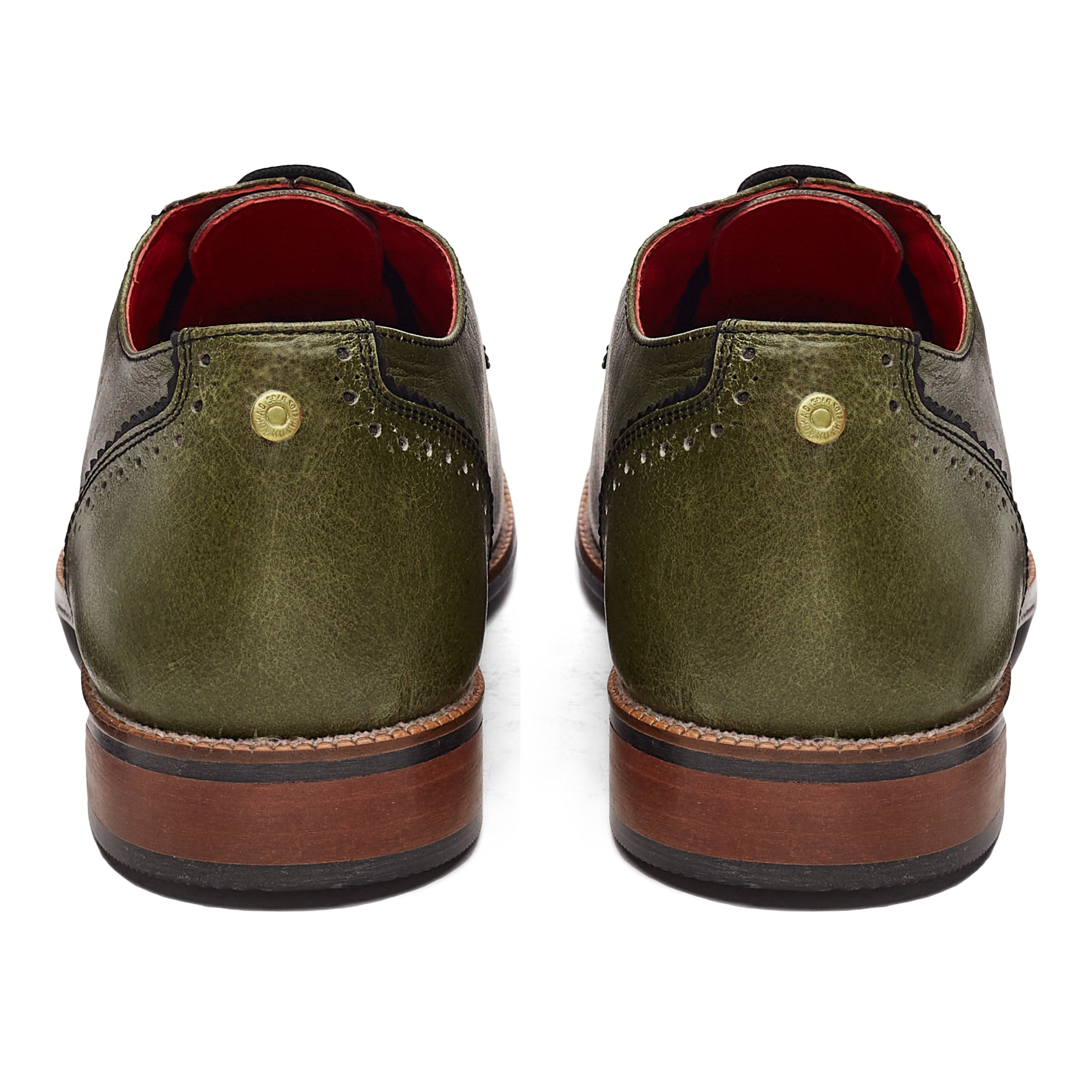 Banjaaran Studio Maharaja Brogues Men – Olive - view 3
