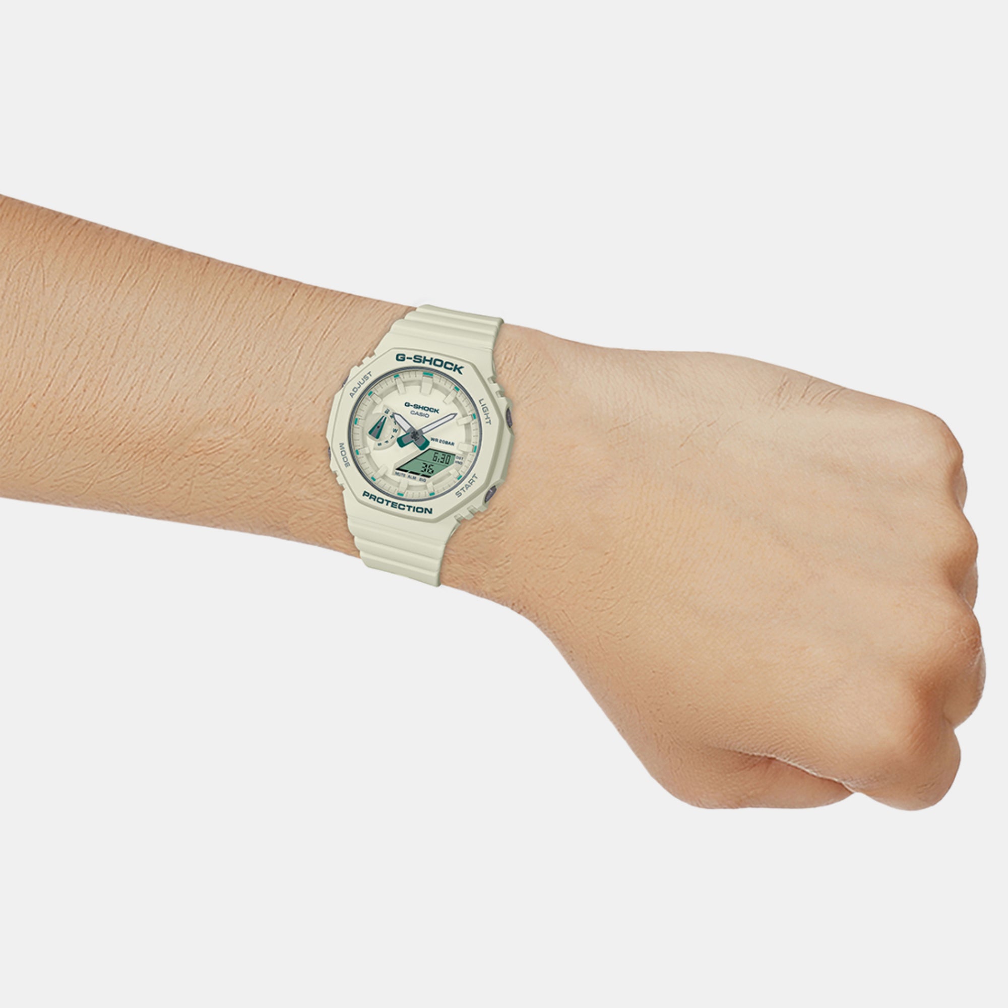 Casio G-Shock Women Quartz White Dial Analog-Digital Resin Watch G1377 - view 6