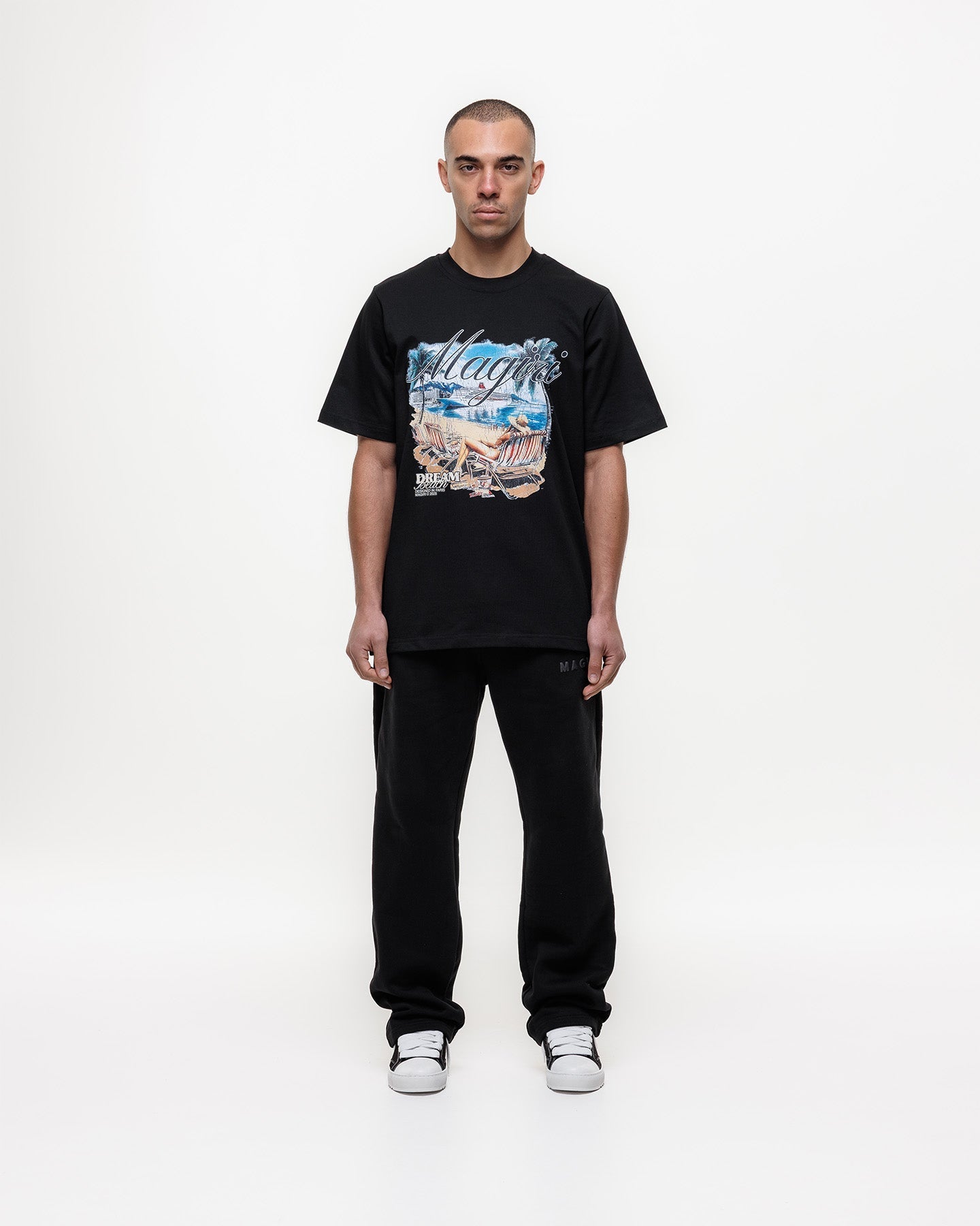 MAGIRI Dream Beach Printed Black T-Shirt - view 3