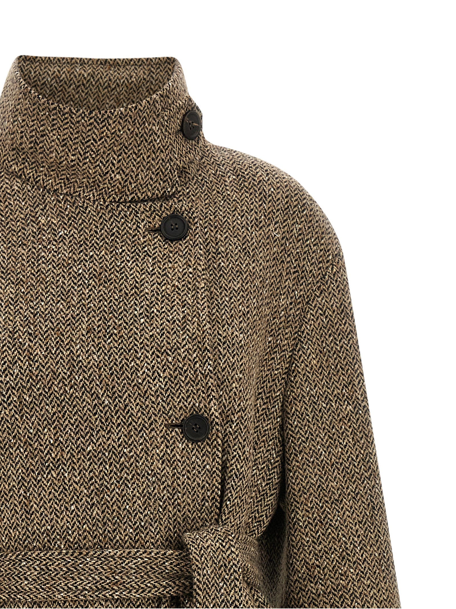 Brunello Cucinelli Sparkling Virgin Wool Coat - view 3