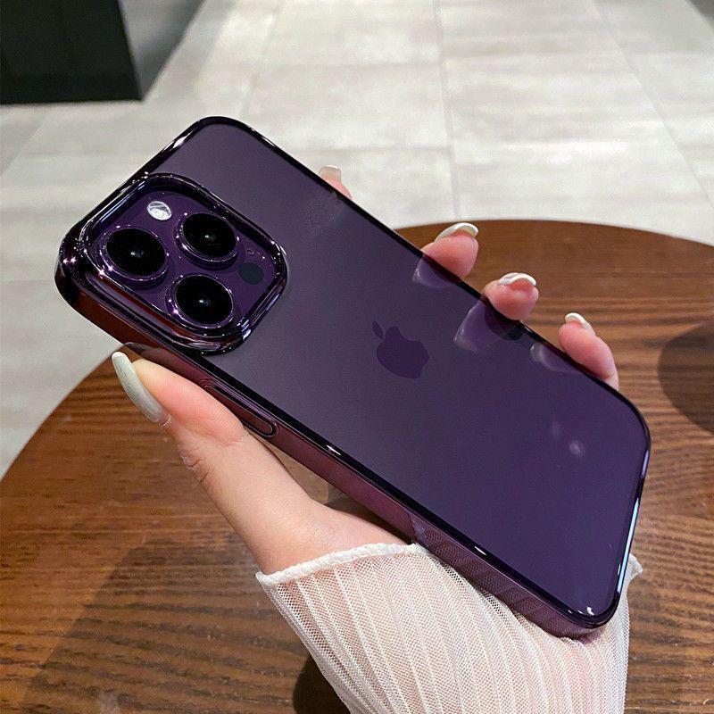 Apple iPhone 14 Series Luxury Clear Back Hard Case