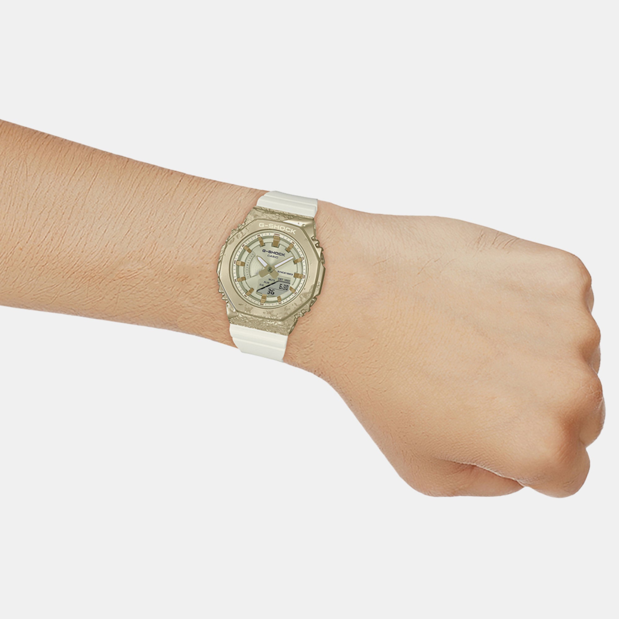 Casio G-Shock Women Quartz White Dial Analog-Digital Resin Watch G1358 - view 5