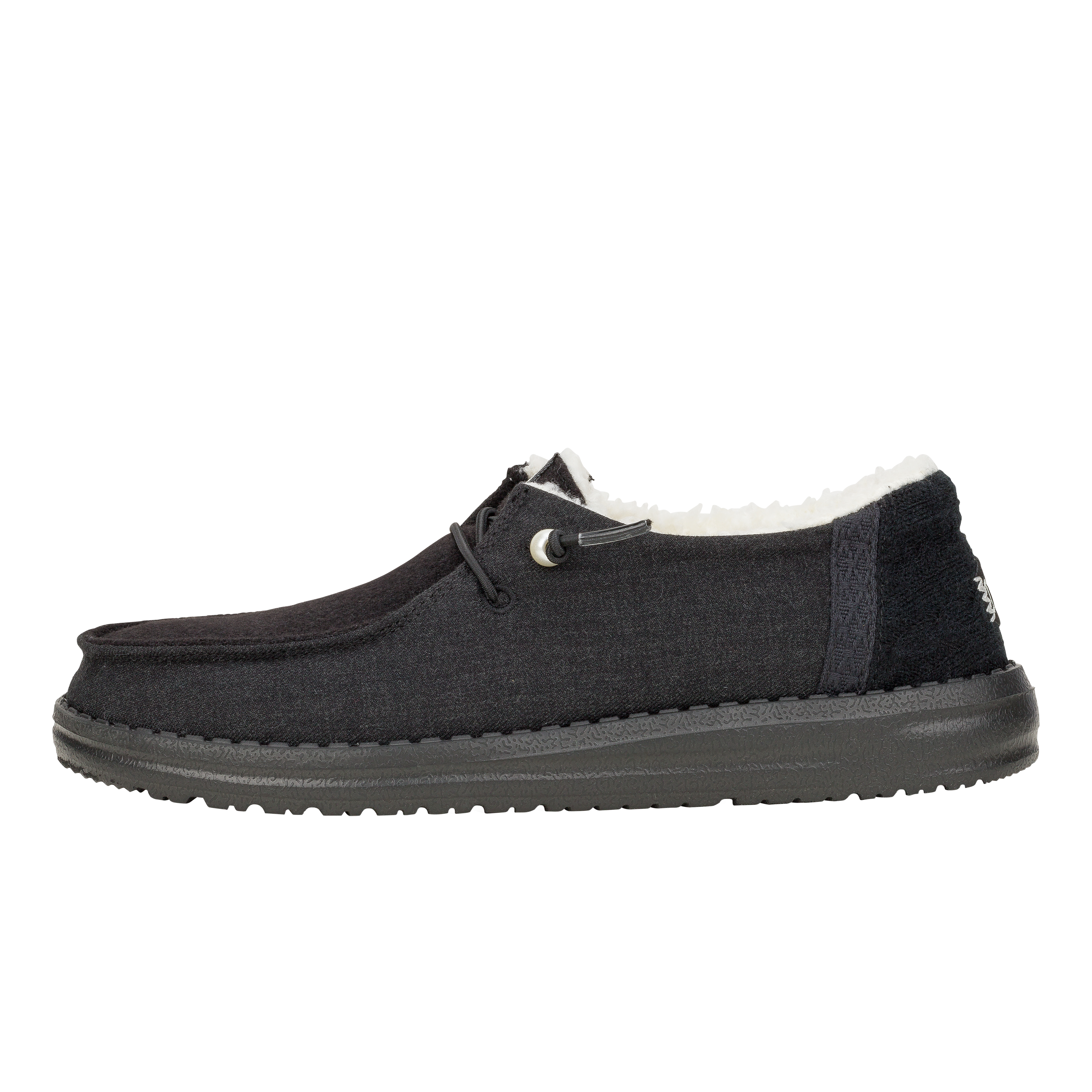 HEYDUDE shoes Wendy Brushed Cozy - Black/Black