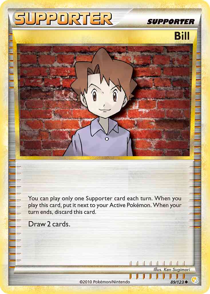 Uncommon hgss1-89 reverse – Pokémon Bill - 89/123 - Uncommon [hgss1-89] [Reverse Holo]